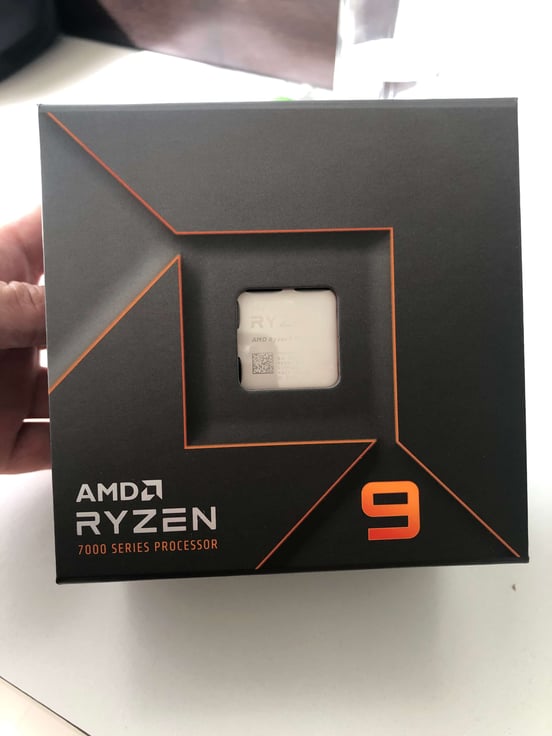 Processore Scatola senza ventola AMD Ryzen 9 7900X 4,7 GHz