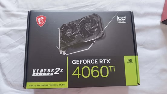 Scheda grafica MSI GeForce RTX 4060 Ti VENTUS 2X NERO OC 8GB GDDR6