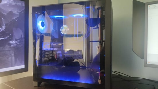 Case CORSAIR 4000D Airflow ATX Mid-Tower - Vetro Temperato, 2 Ventole 120mm, Gestione Cavi RapidRoute, Nero