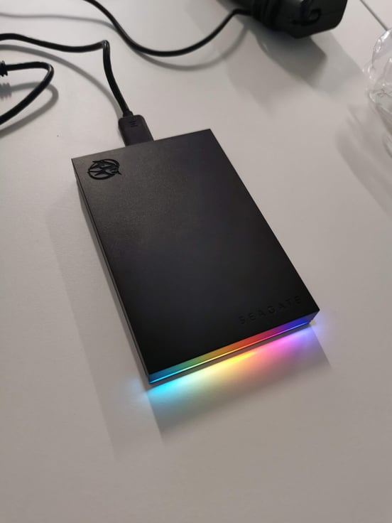 Keyergo Disco rigido esterno da 2 TB, HDD 2000 GB ad alta velocità, HDD