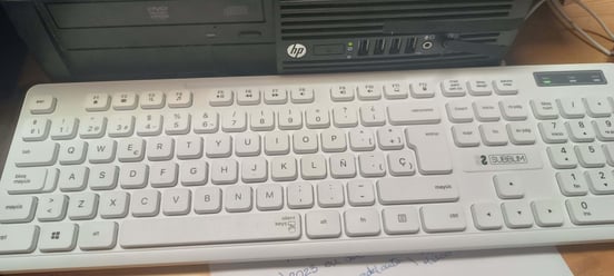 Subblim Combo Business Tastiera sottile Mouse USB silenzioso