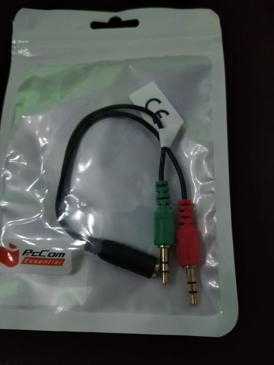 KAQNTUD Splitter per cuffie da 3,5 mm, splitter da 1 maschio