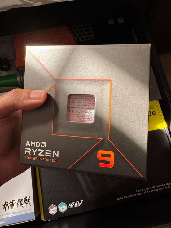 Processore Scatola senza ventola AMD Ryzen 9 7900X 4,7 GHz