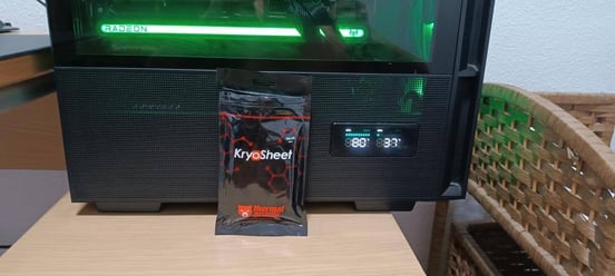 Thermal Grizzly KryoSheet - Cuscinetto Termico In Grafene 0.2mm Per CPU/GPU, Alta Conducibilit&agrave;