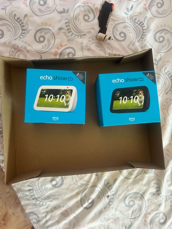 Supporto Regolabile Per Amazon Echo Show 5 (3a Gen) Modello B09Z48TGPH, Antracite
