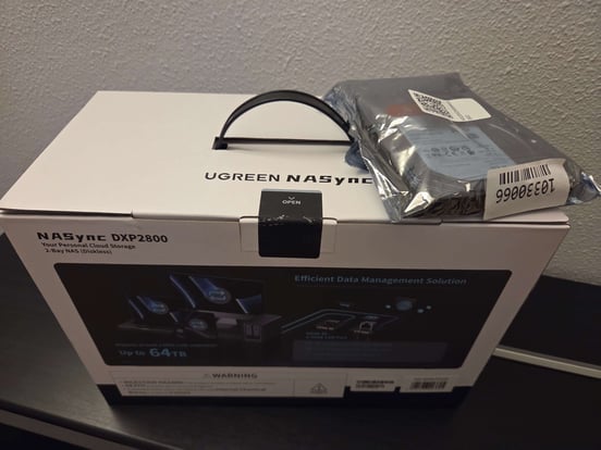 NAS UGREEN NASync DXP2800 Intel N100 8GB DDR5 2-Bay 3.5
